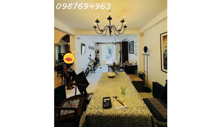 BÌNH THẠNH - BIỆT THỰ CỔ CÓ VƯỜN CÂY 3 TẦNG BTCT HXH THÔNG SỐ VÀNG 6.6x18 CHỈ 12.xT